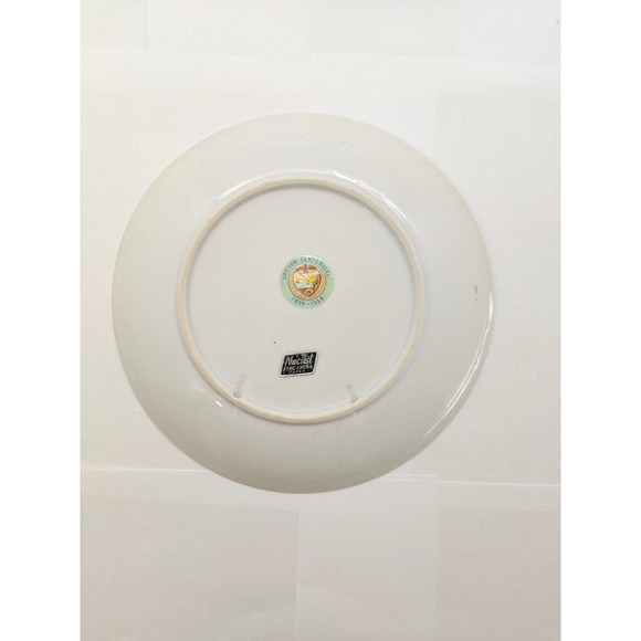 OREGON CENTENNIAL PLATE FROM 1959 CENTENNIAL CELEBRATION 7" Plate - Picture 2 of 2